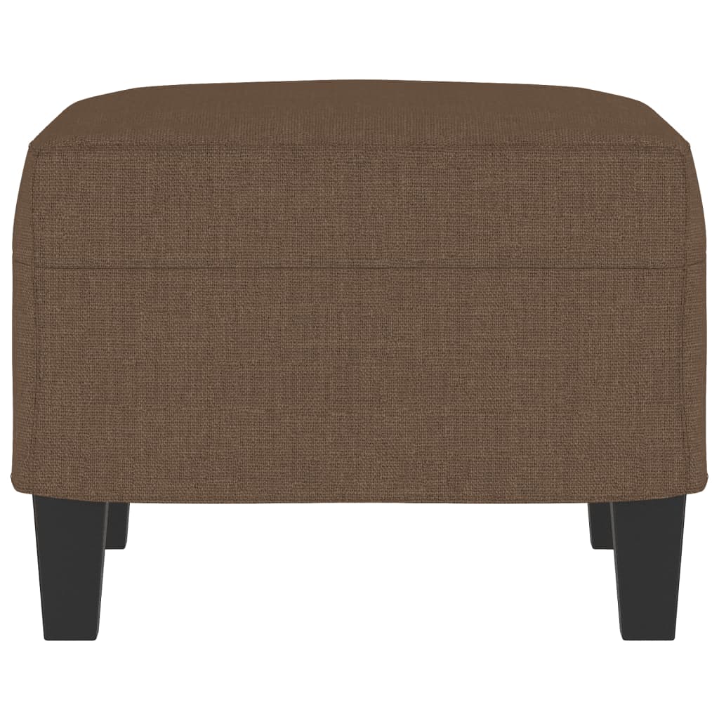 Fußhocker Hellgrau 60x50x41 cm Stoff