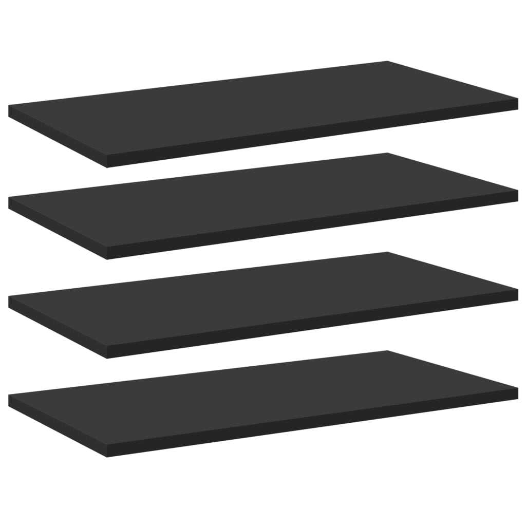Bücherregal-Bretter 4 Stk. Weiß 40x10x1,5 cm Holzwerkstoff