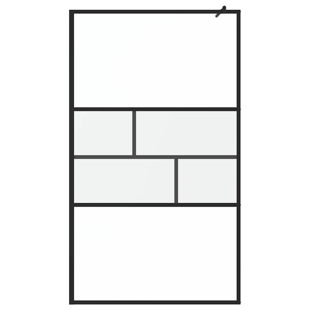 Duschwand für Begehbare Dusche mit Klarem ESG-Glas 80x195 cm