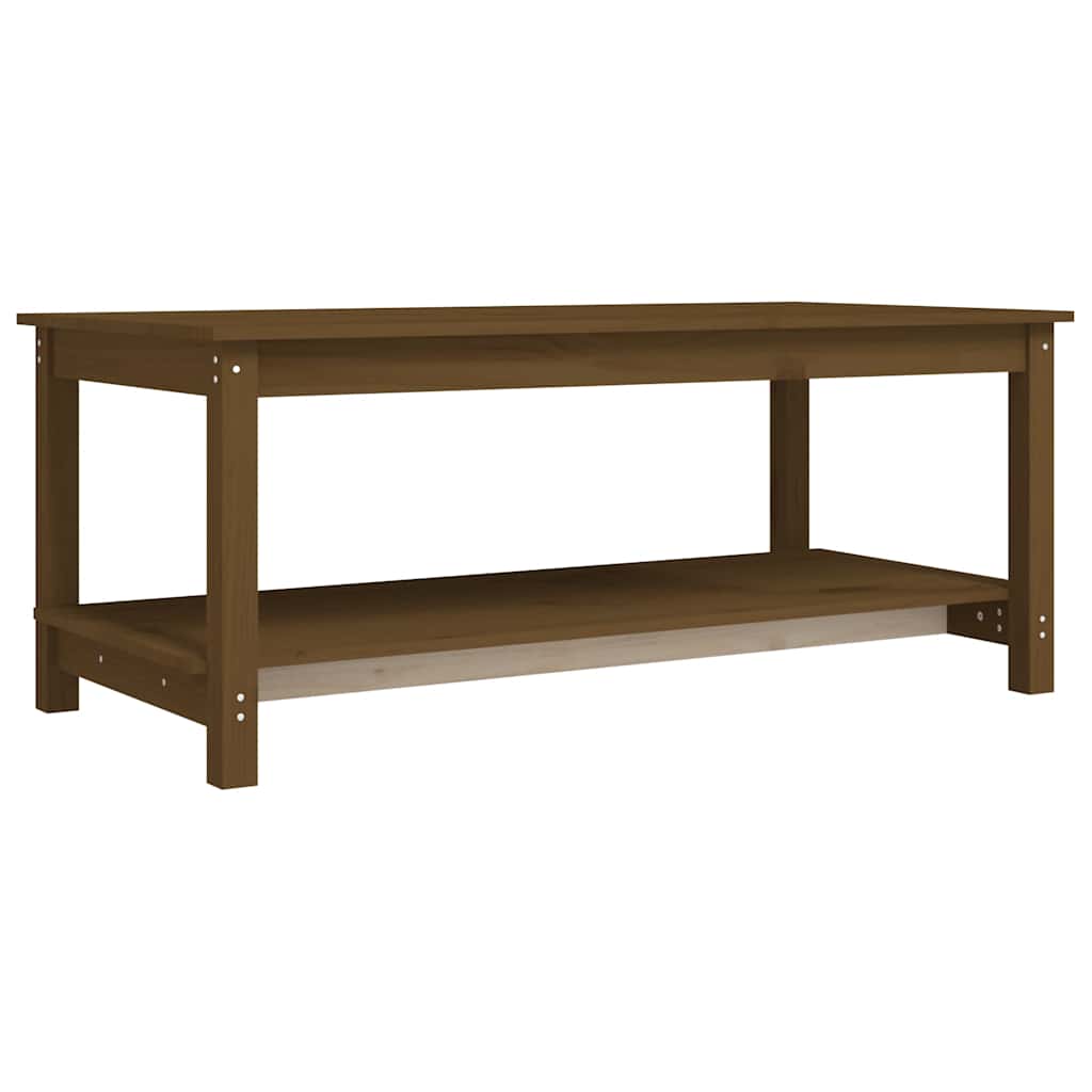 Couchtisch 110x55x45 cm Massivholz Kiefer