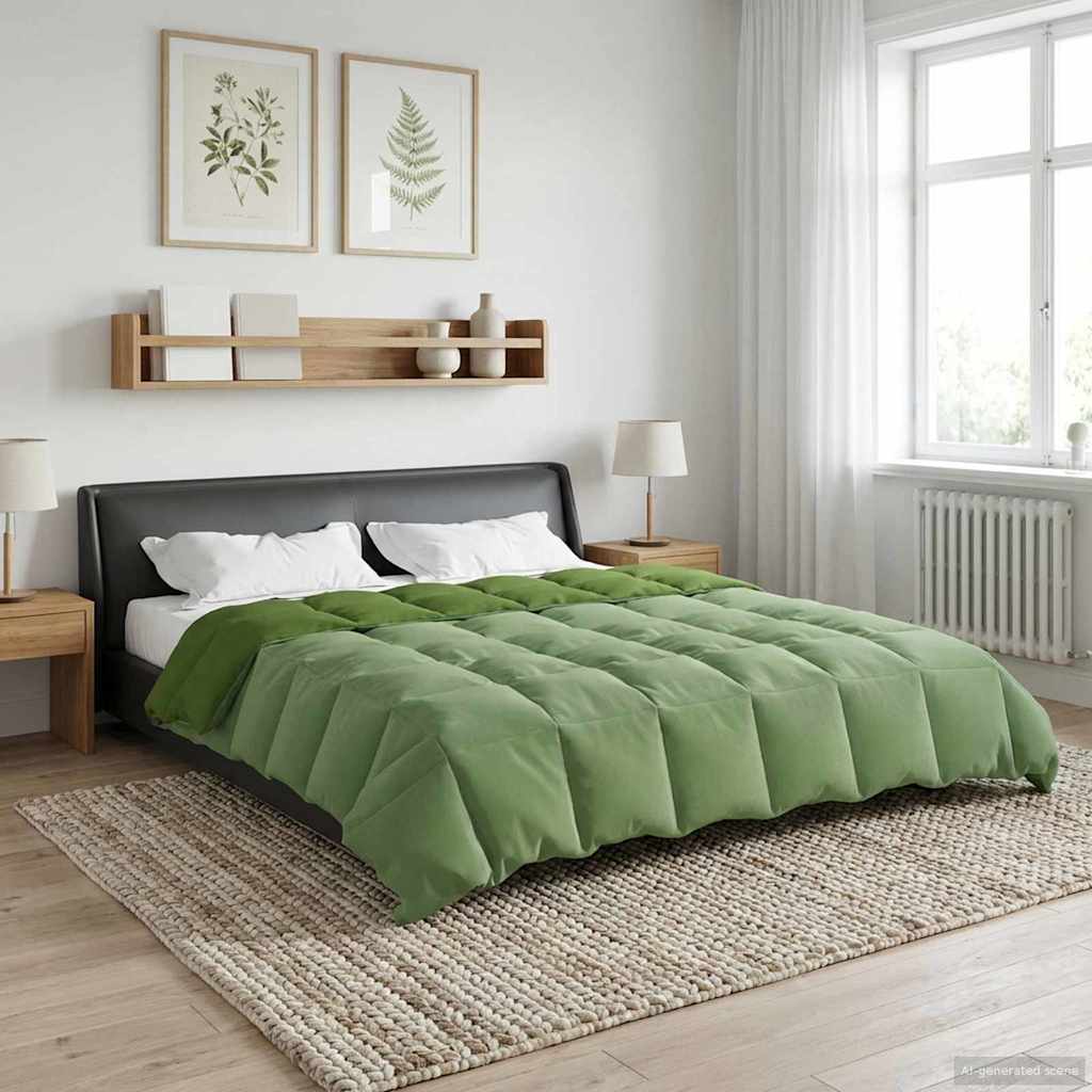 Ganzjahresbettdecke Anthrazit 135 x 200 cm Mikrofaser