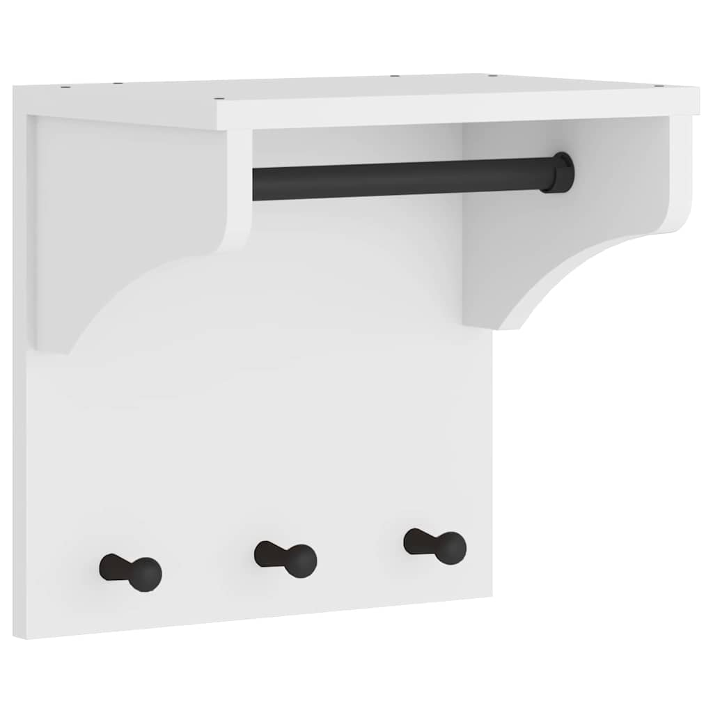 Wandgarderobe SANDNES 43x30x42 cm Massivholz Kiefer