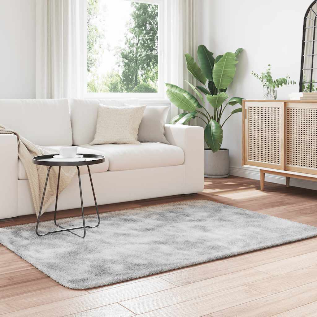 Teppich Shaggy Hochflor NAVARRA Beige 60x100 cm Polyester
