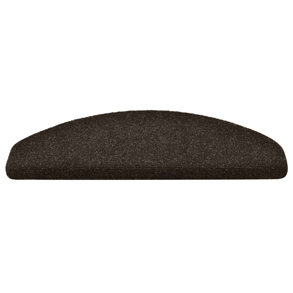 Stufenmatten Selbstklebend 15 Stk. 56x17x3 cm Hellbraun Halbrund