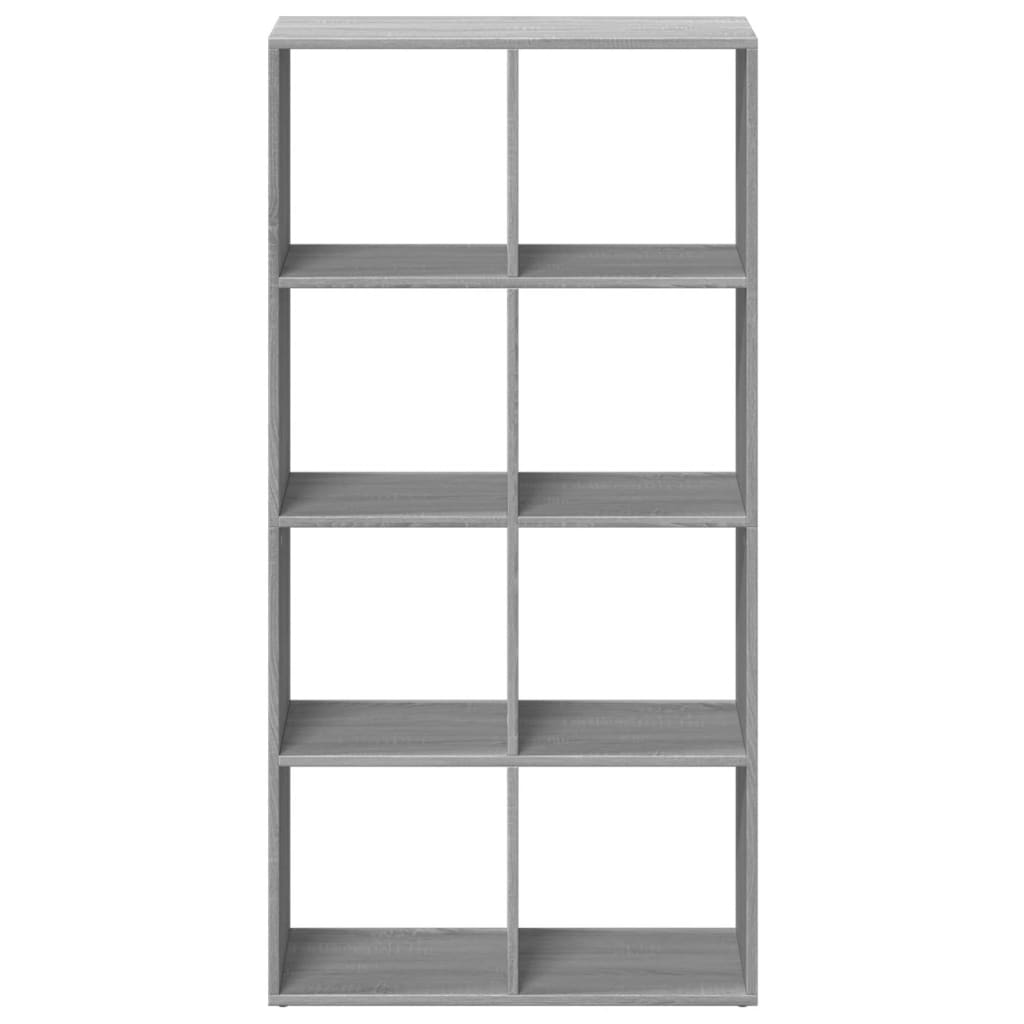 Bücherregal Weiß 137,5x29x137,5 cm Holzwerkstoff