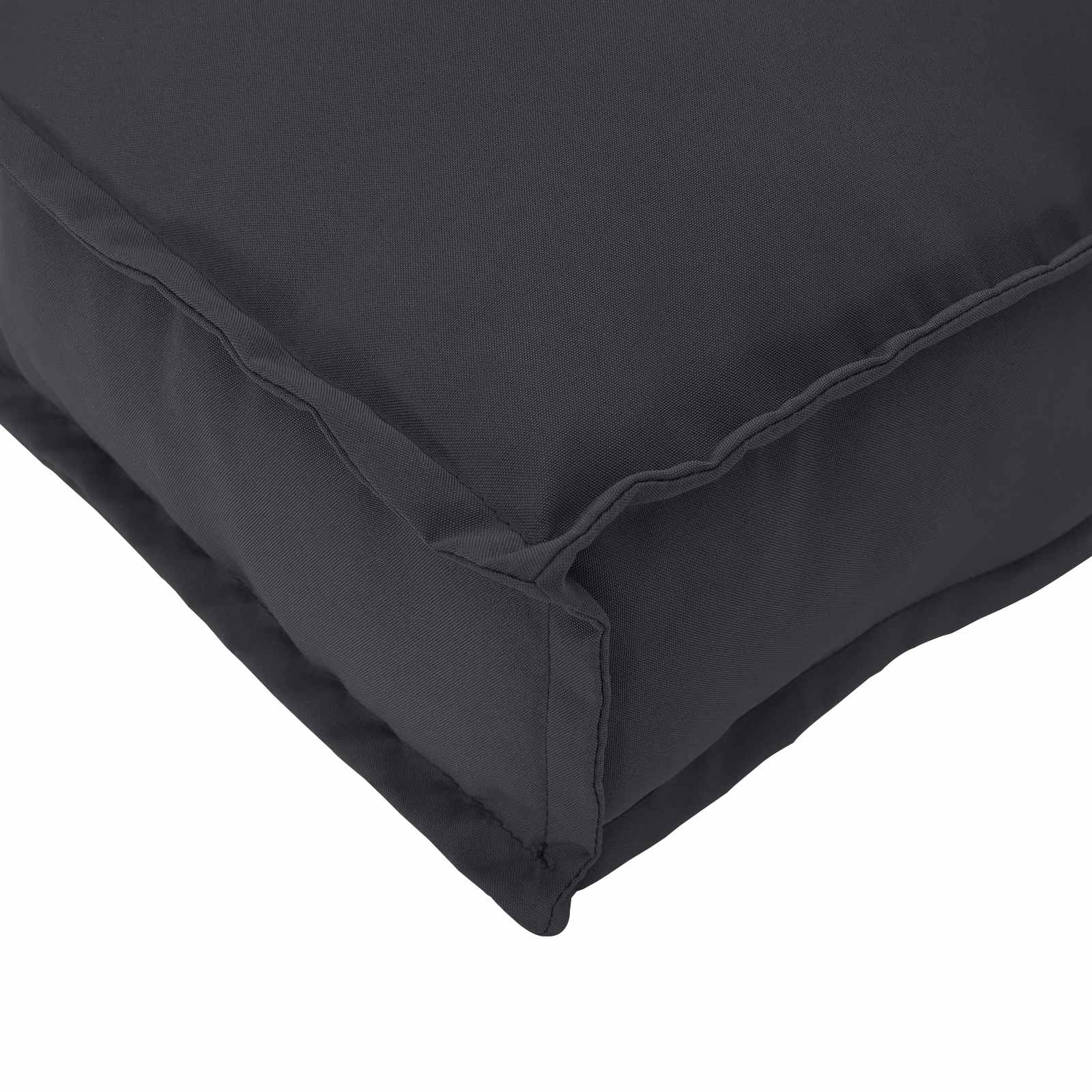 Palettenkissenset 2 pcs Anthrazit 120 x 40 x 8 cm Oxford-Stoff