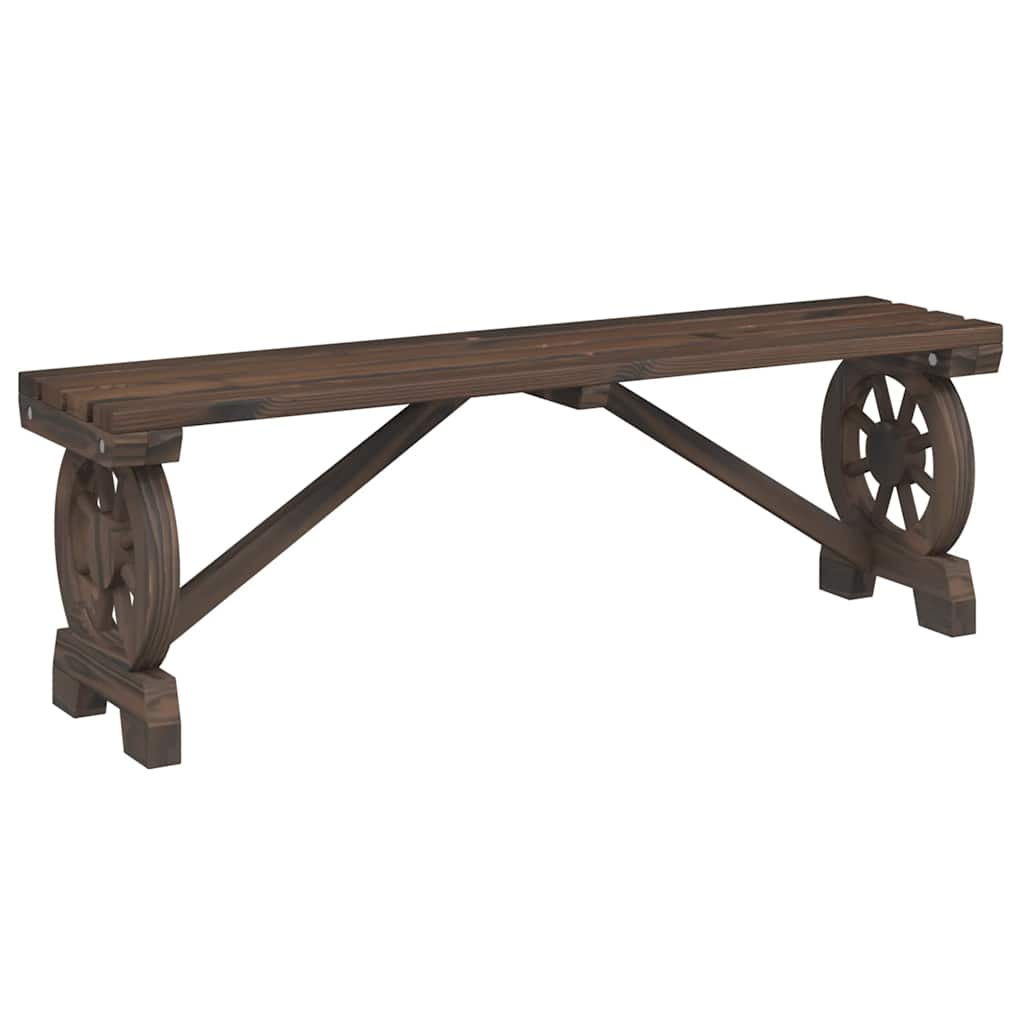 Garten-Fußhocker 40x36,5x38,5 cm Massivholz Tanne