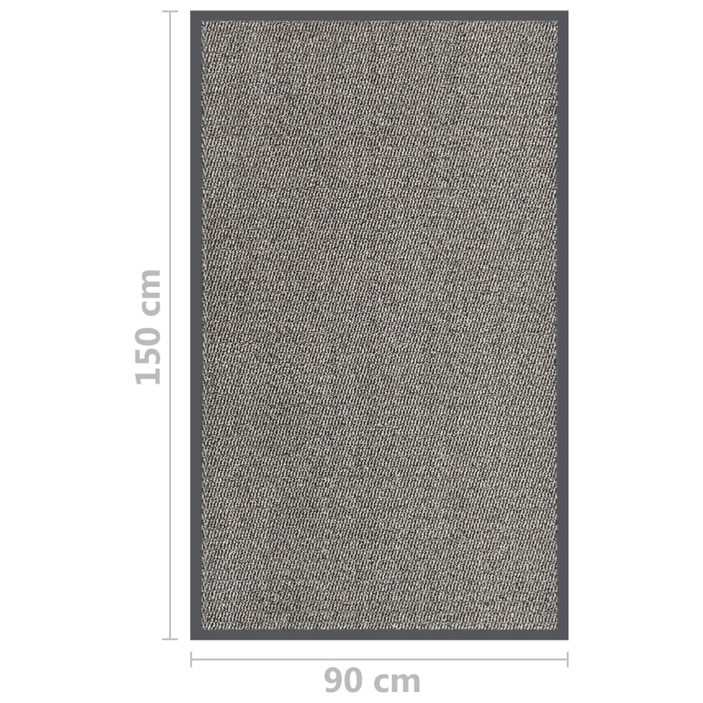 Schmutzfangmatte Rechteckig Getuftet 40x60 cm Anthrazit