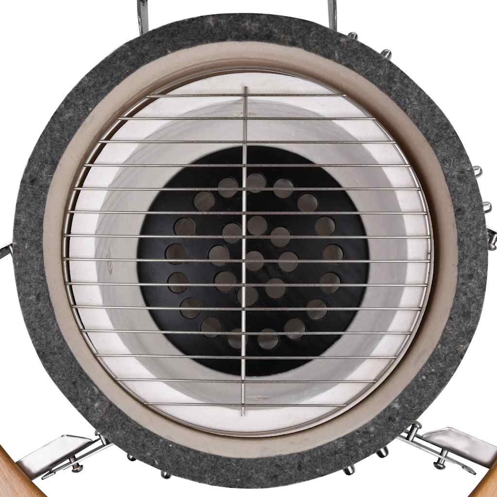 Kamado Barbecue Grill Räucherofen Keramik 33 cm