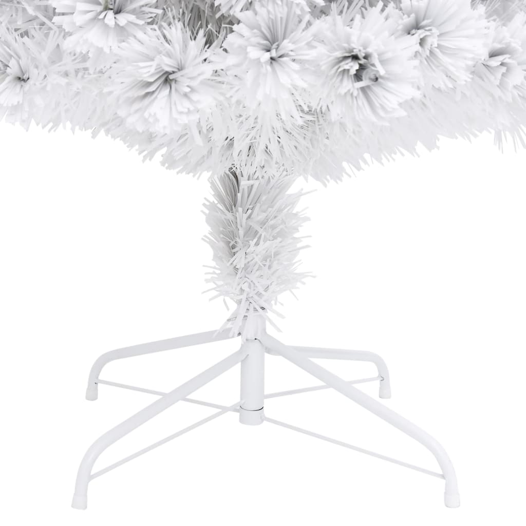 Vorbeleuchteter Weihnachtsbaum mit Ständer und LED 150 cm Glasfaser