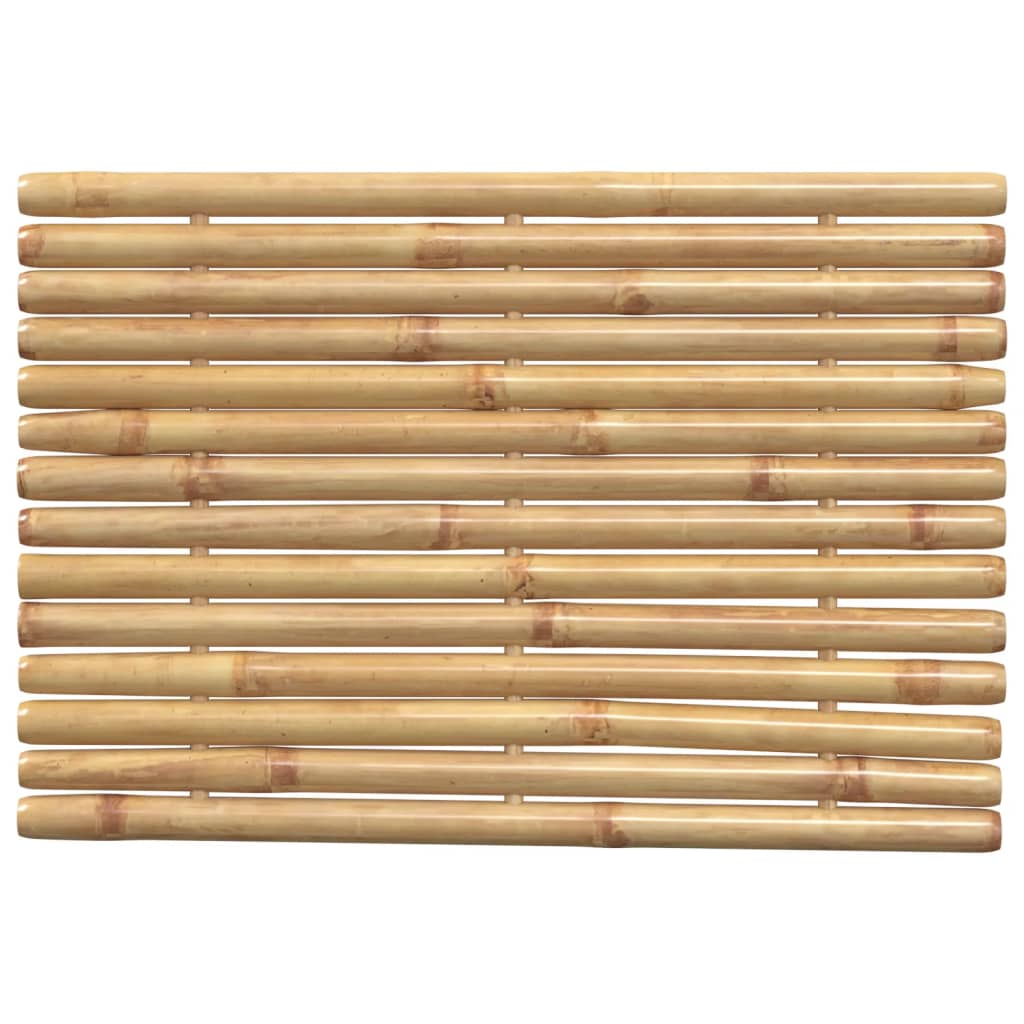 Badematten 2 Stk. 50x35 cm Bambus