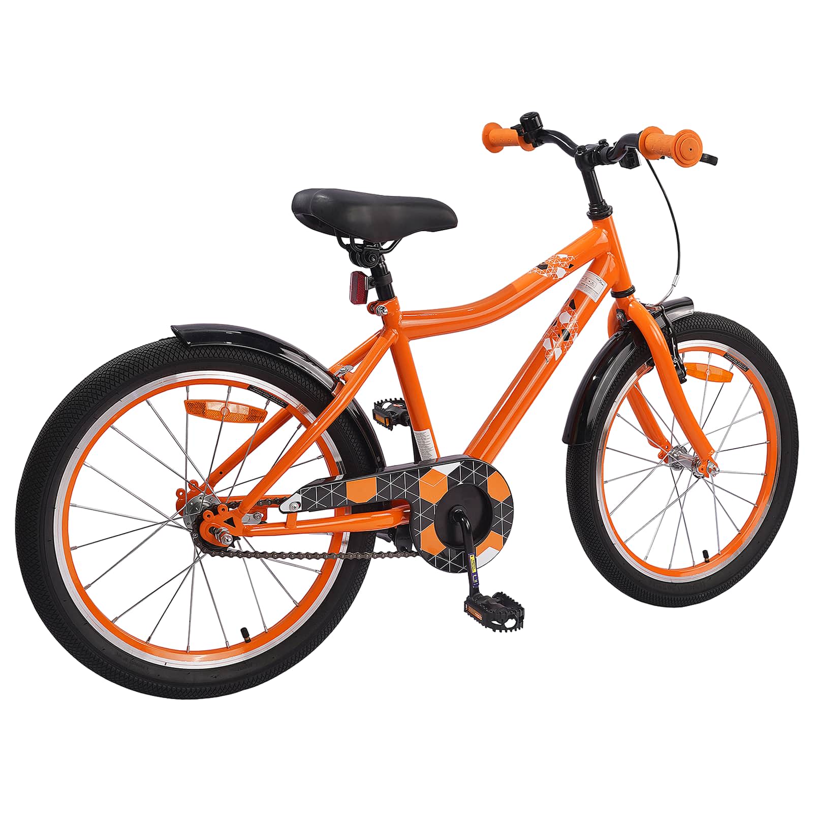 Kinderfahrrad 12 Zoll für 2-4 Jahre alt Schwarz