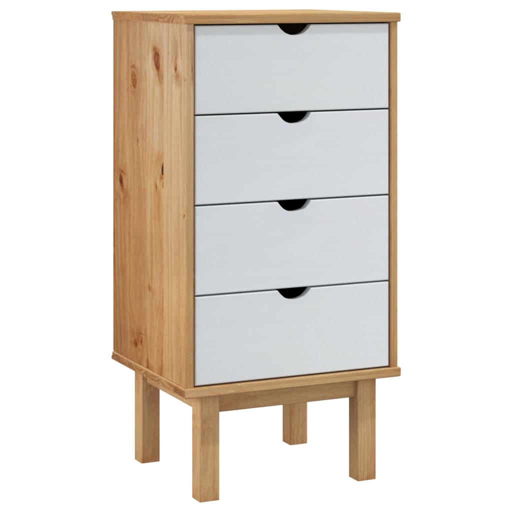 Schubladenschrank OTTA 45x39x90 cm Massivholz