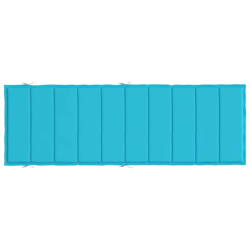 Sonnenliegen-Auflage Grau 186x58x4 cm Oxford-Gewebe
