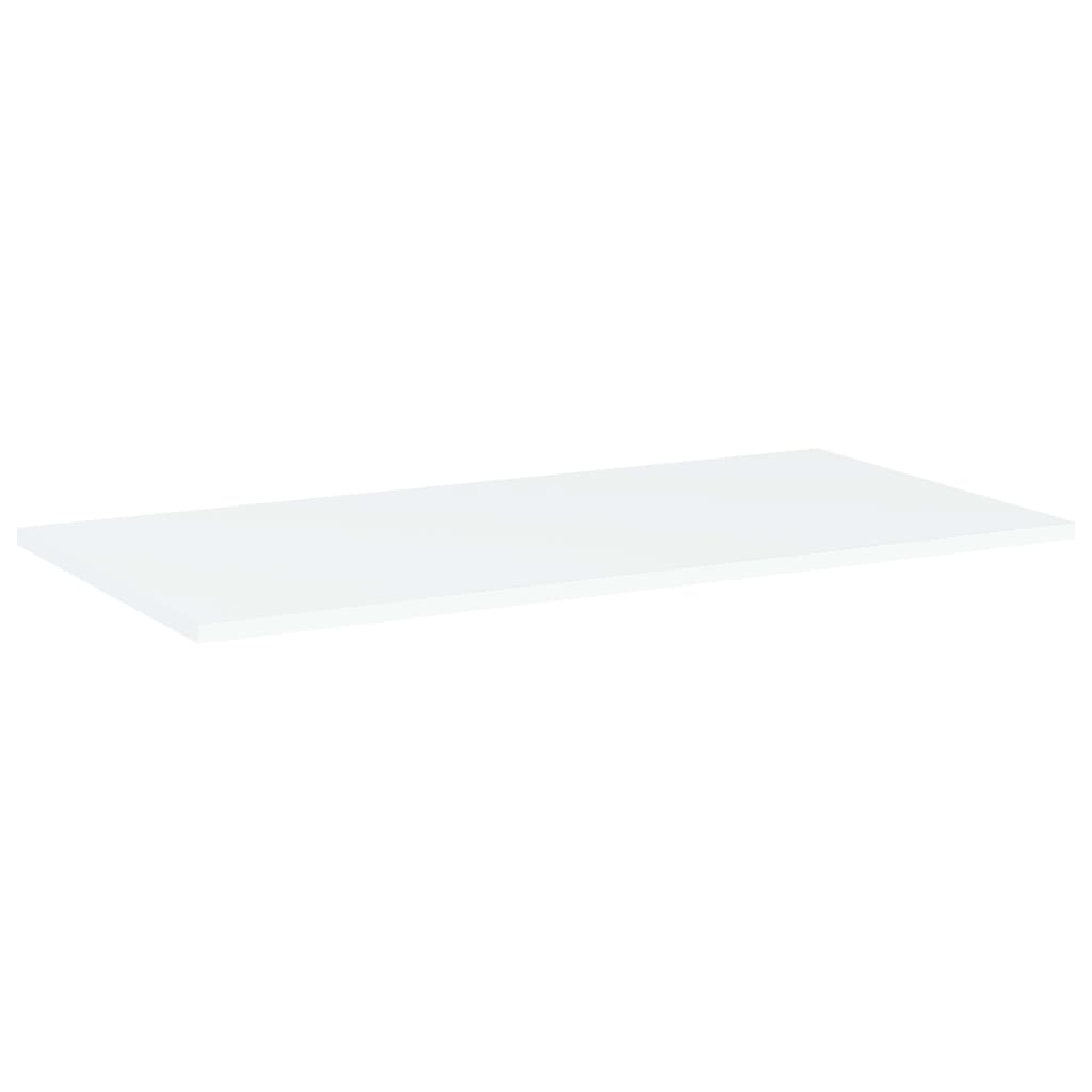 Bücherregal-Bretter 4 Stk. Weiß 40x10x1,5 cm Holzwerkstoff