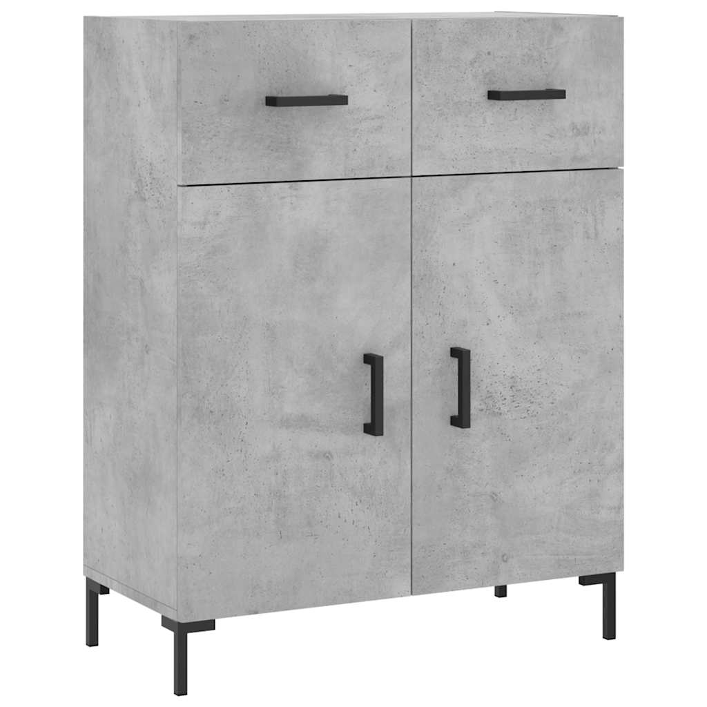 Highboard Hochglanz-Weiß 69,5x34x180 cm Holzwerkstoff