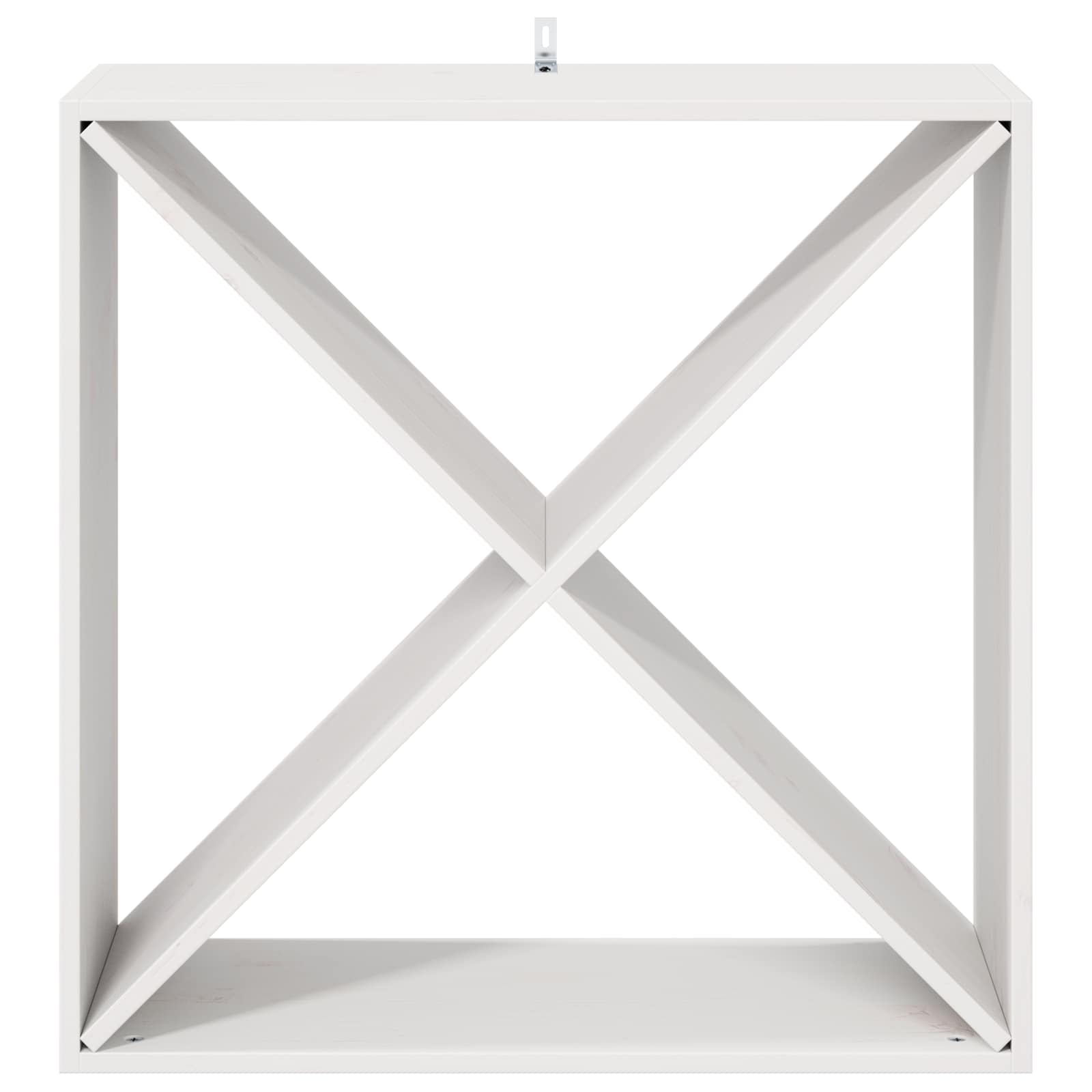 Weinschrank 56 x 25 x 56 cm Massivholz Kiefer
