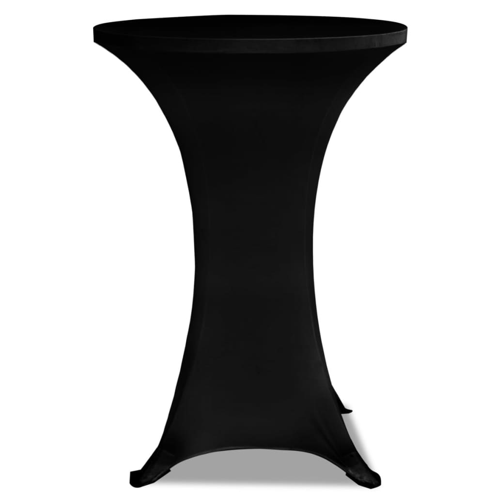 Tischhusse Stretchhusse 2 Stk 70 cm Anthrazit