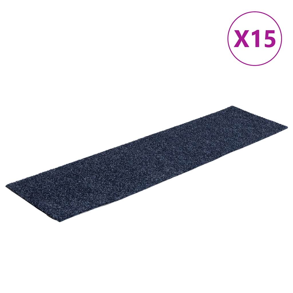 Stufenmatten Selbstklebend 15 Stk. 60x25 cm Hellbraun Rechteckig