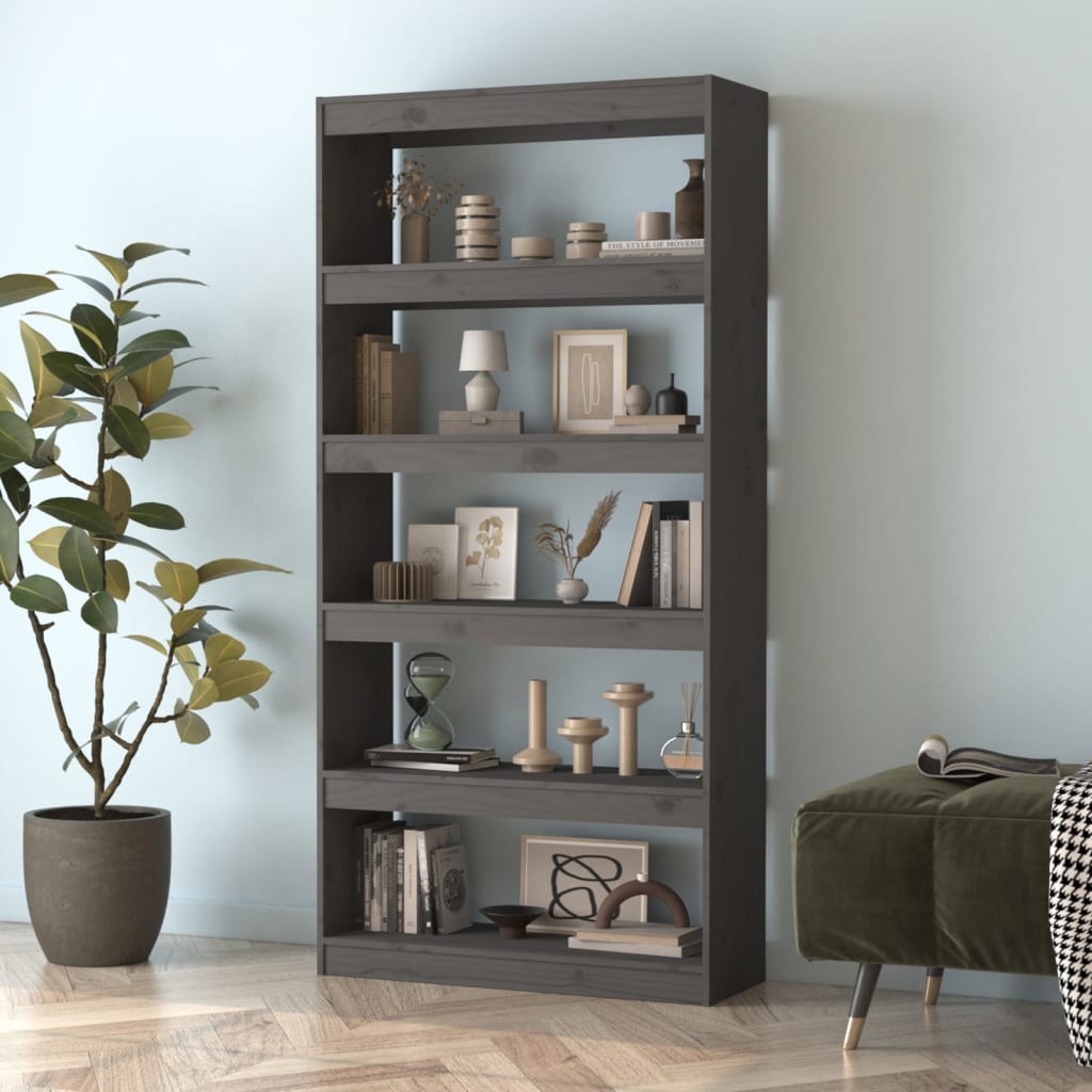 Bücherregal/Raumteiler 80x30x71,5 cm Massivholz Kiefer