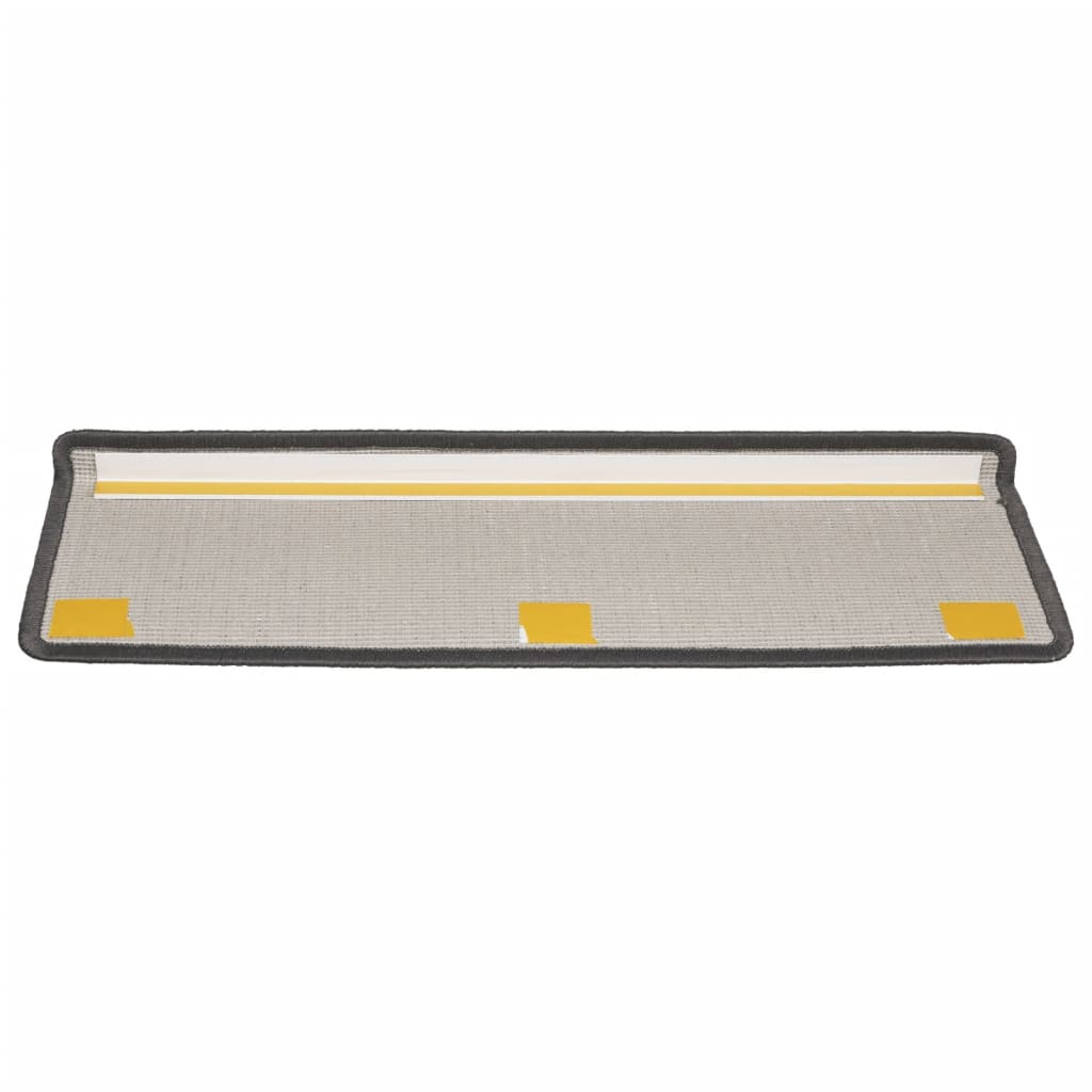 Stufenmatten 15 Stk. 65x21x4 cm Anthrazit Rechteckiger Rand