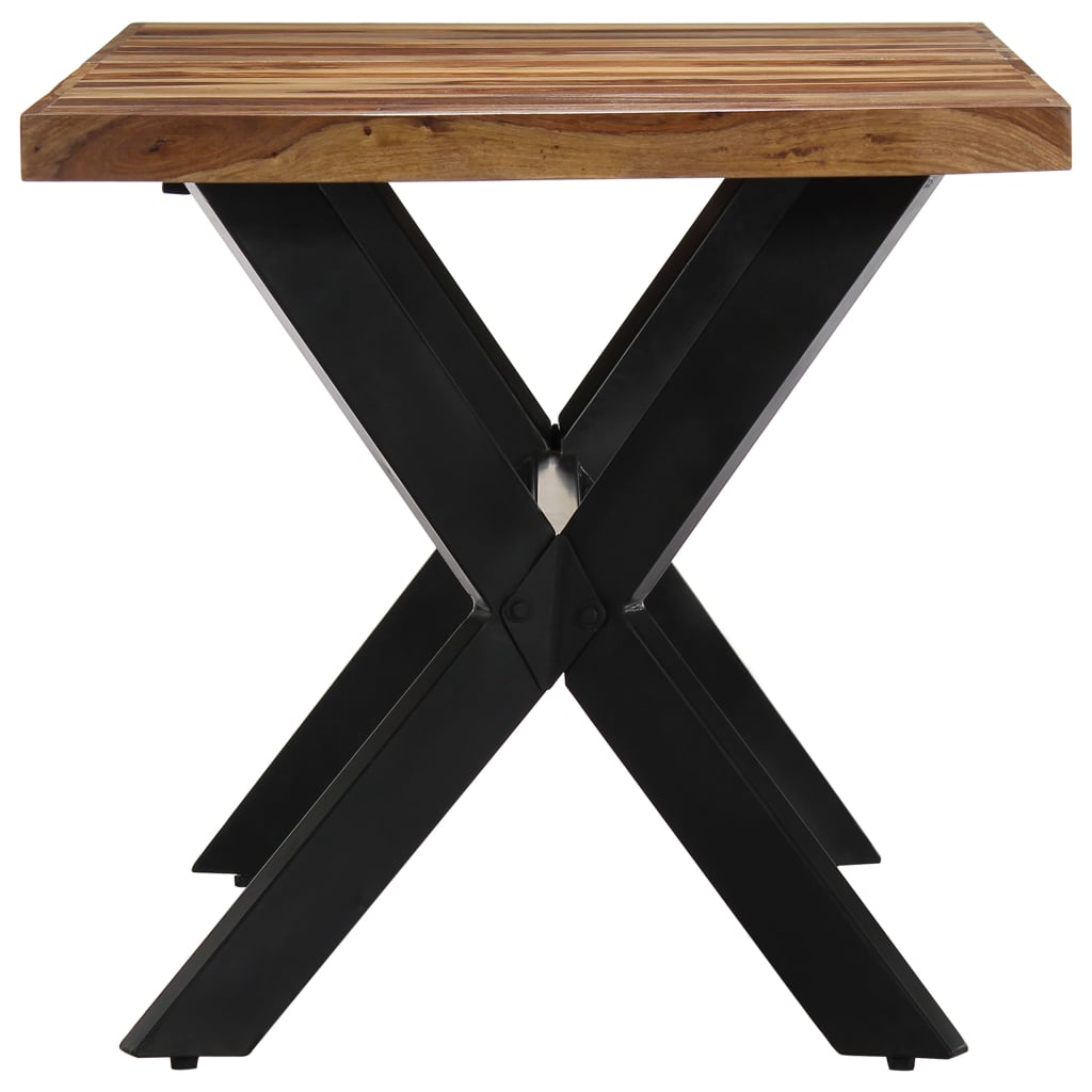 Esstisch Massivholz Mango und Stahlgestell 180 cm