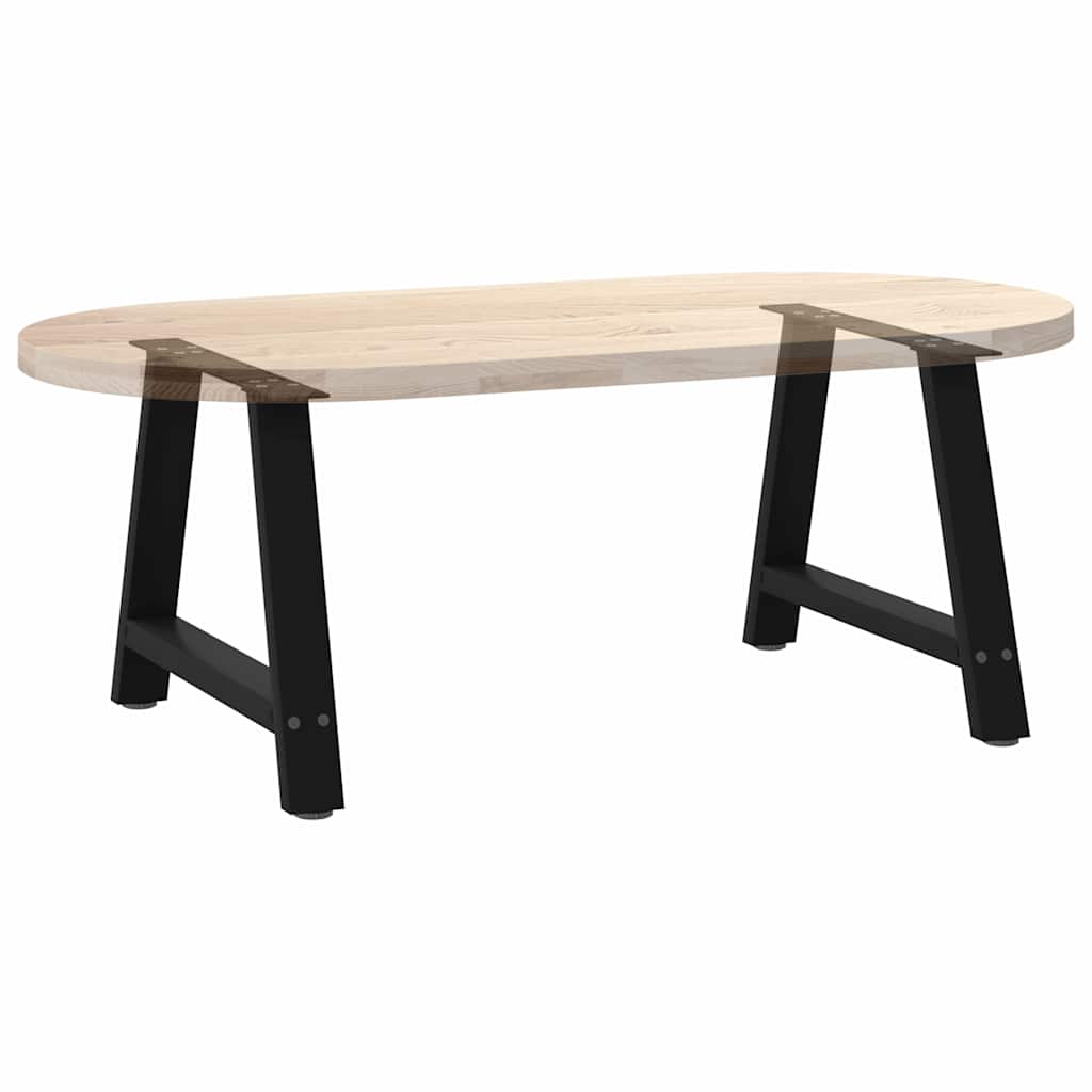 Couchtischbeine A-Form 2 Stk. 30x(30-31) cm Stahl