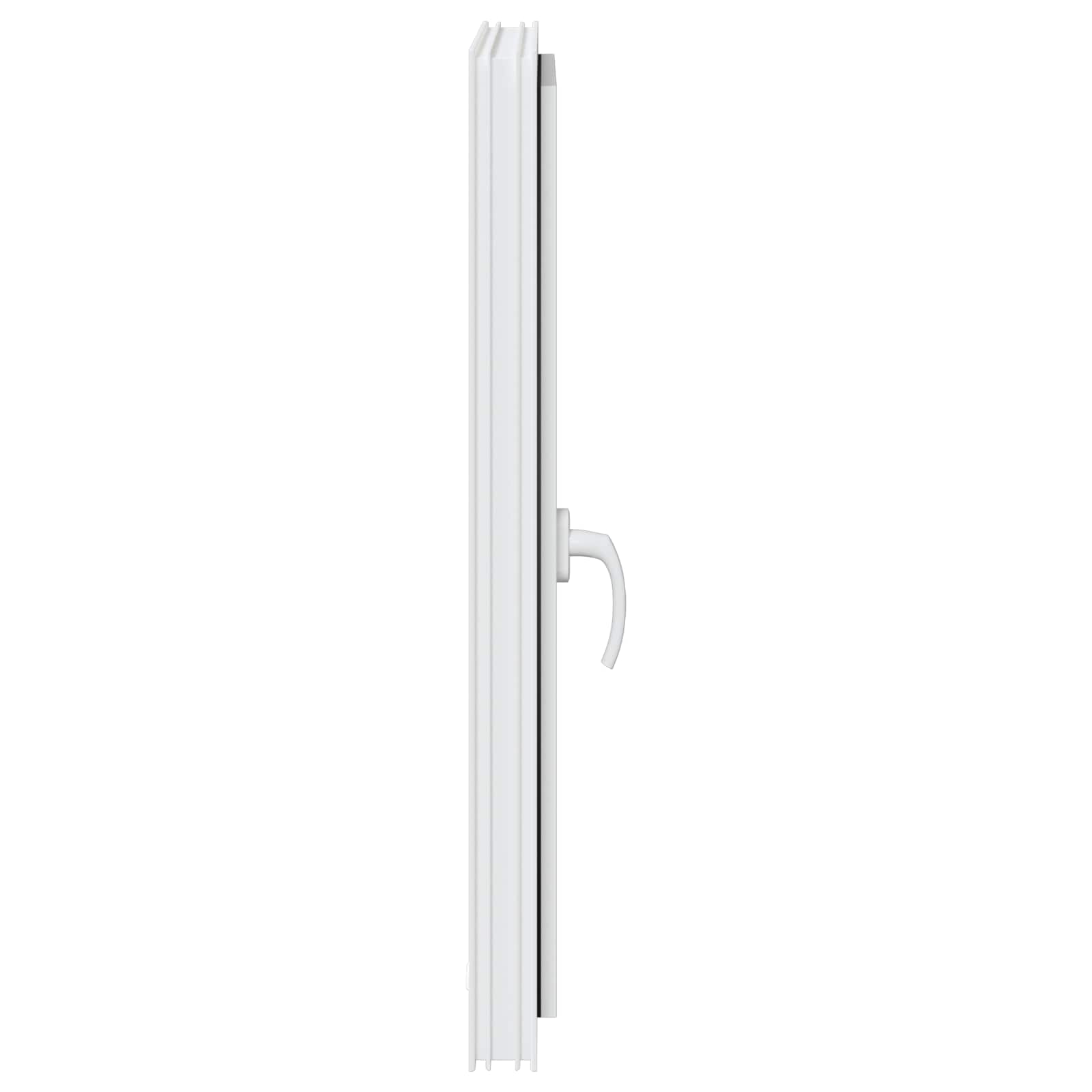 Kellerfenster RISOR 50 x 50 cm PVC und Glas Weiß