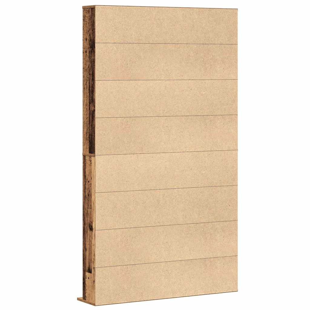 CD Regal Schwarz Eichen-Optik 101 x 23 x 177,5 cm Holzwerkstoff