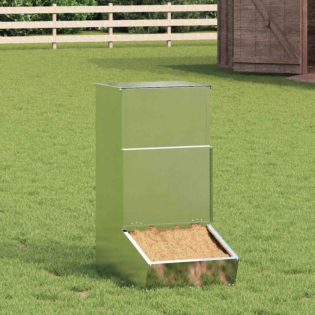Schweinfutterspender Schwarz 55 x 38 x 76 cm