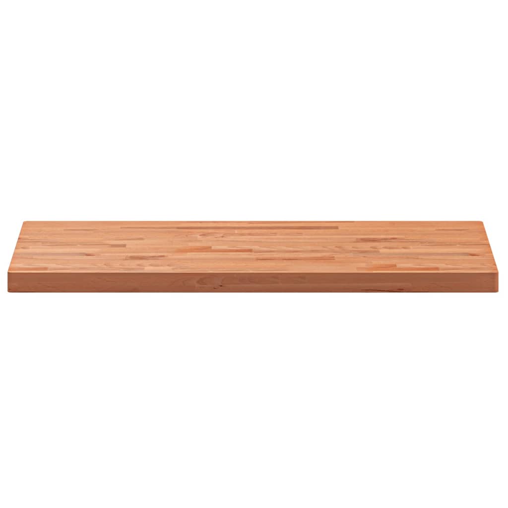 Tischplatte 80x40x1,5 cm Rechteckig Massivholz Buche