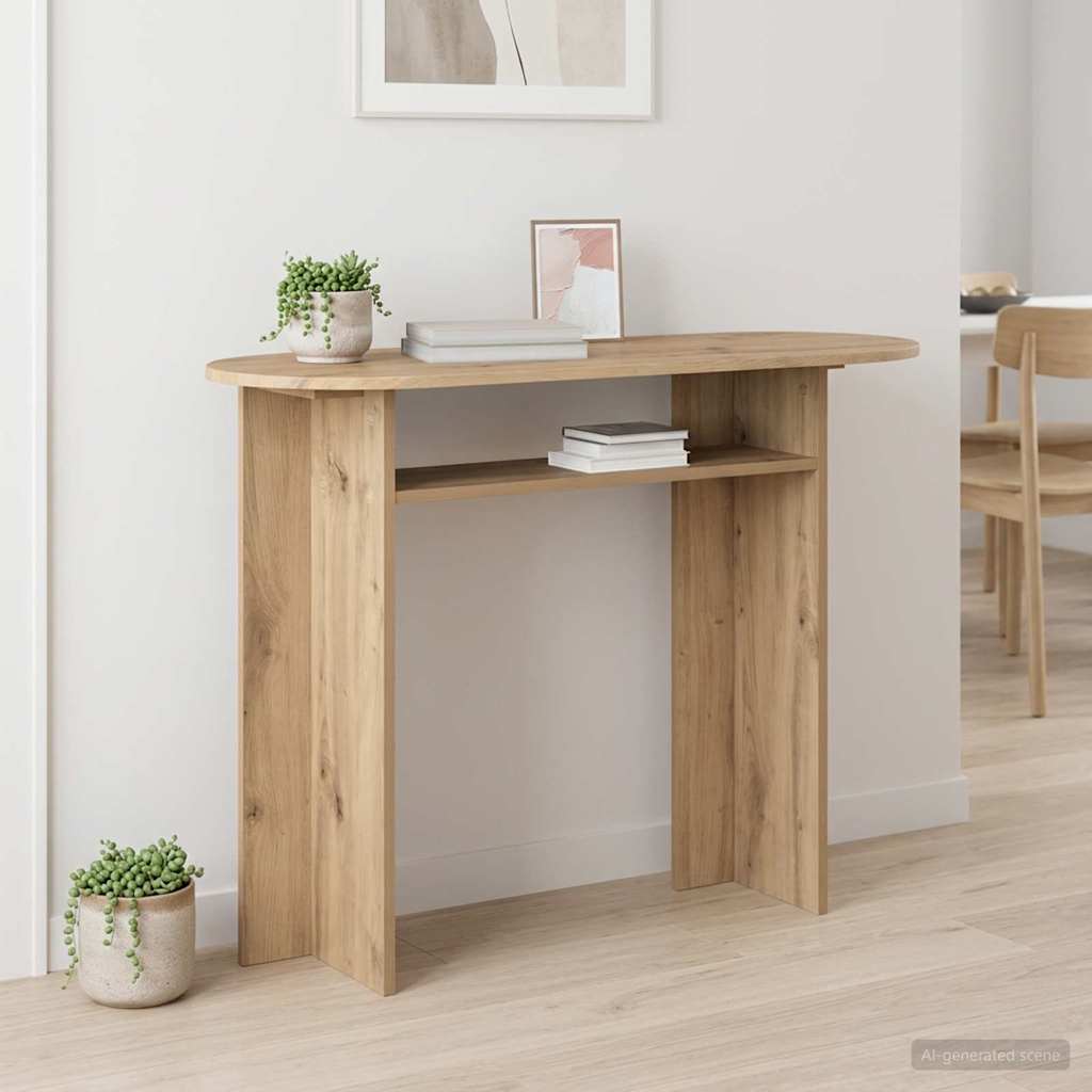 Konsolentisch Weiß 100 x 39,5 x 75 cm Holzwerkstoff