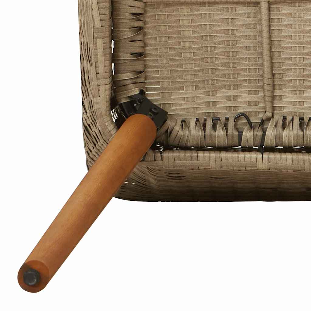Gartenstuhl 2 pcs Schwarz 62,5 x 55 x 82 cm Poly-Rattan