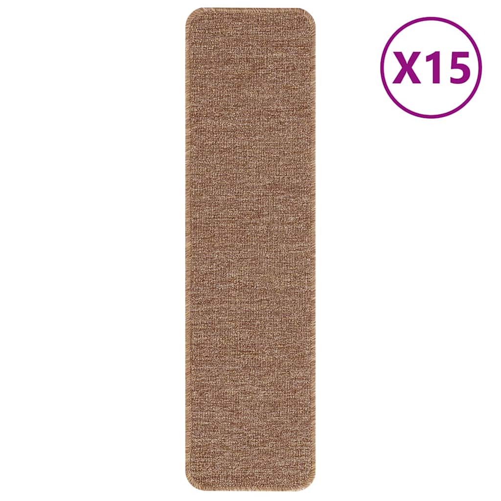 Antirutsch Stufenmatten 15 Stk. 60x25 cm Anthrazit Rechteckig