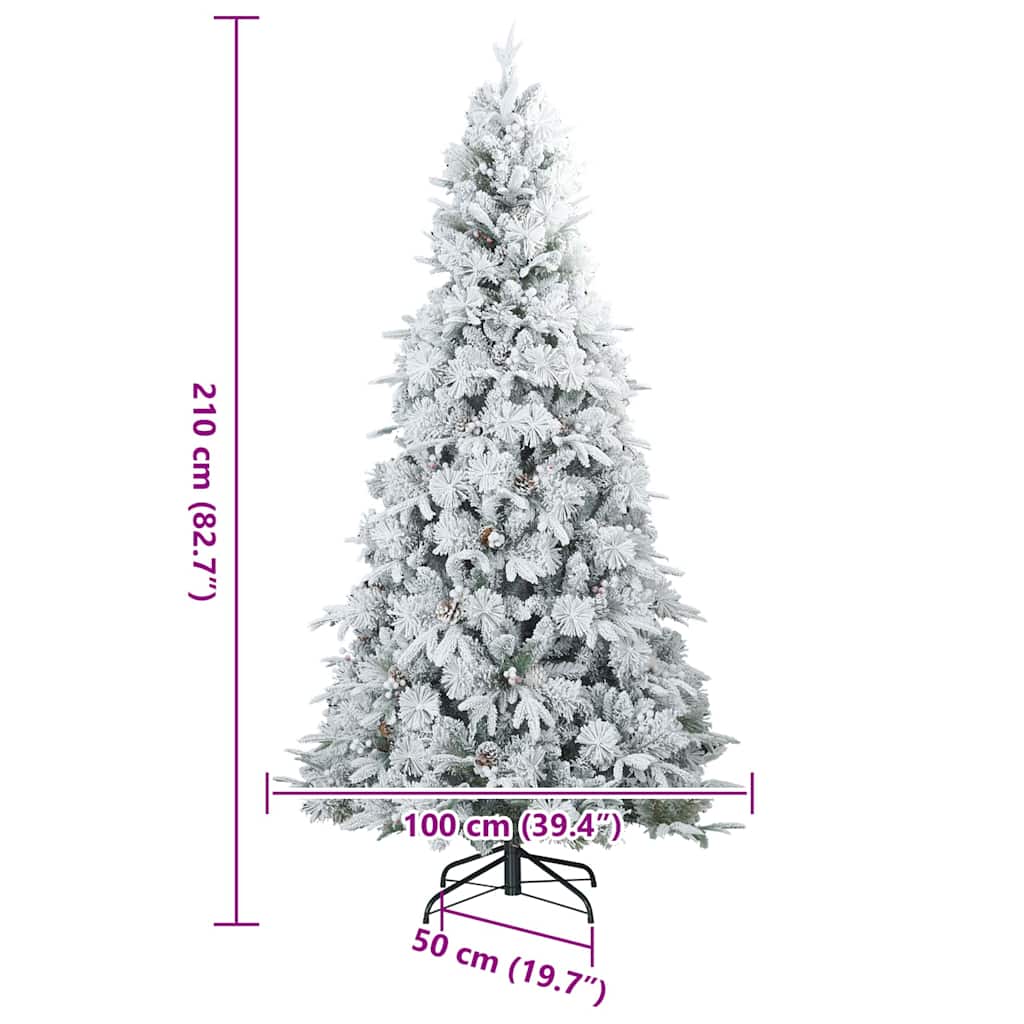 Künstlicher klappbarer Weihnachtsbaum mit Ständer Grün 120 cm