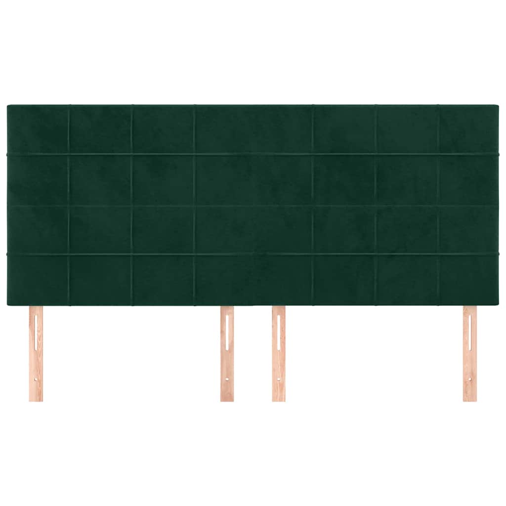 Kopfteil Hellgrau 80x5x118/128 cm Samt