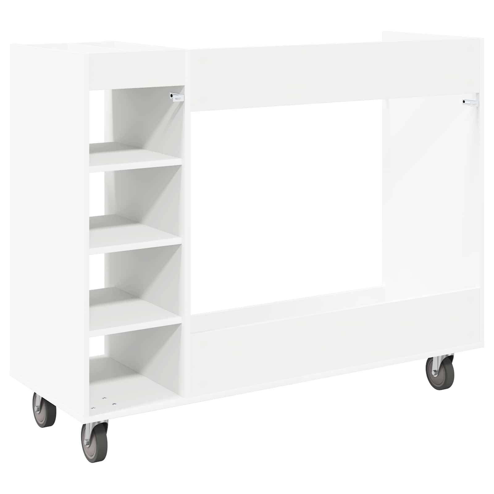 Golf Schrank Mit Rad Uni Weiß 65 x 45 x 98 cm