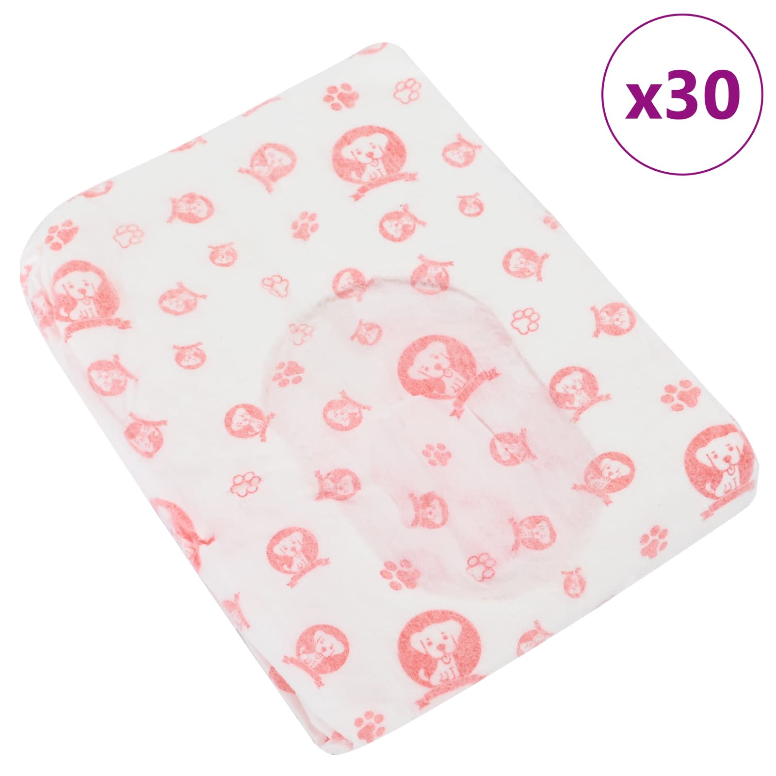 Einweg-Hundewindel für Rüden 30 pcs Weiß XS