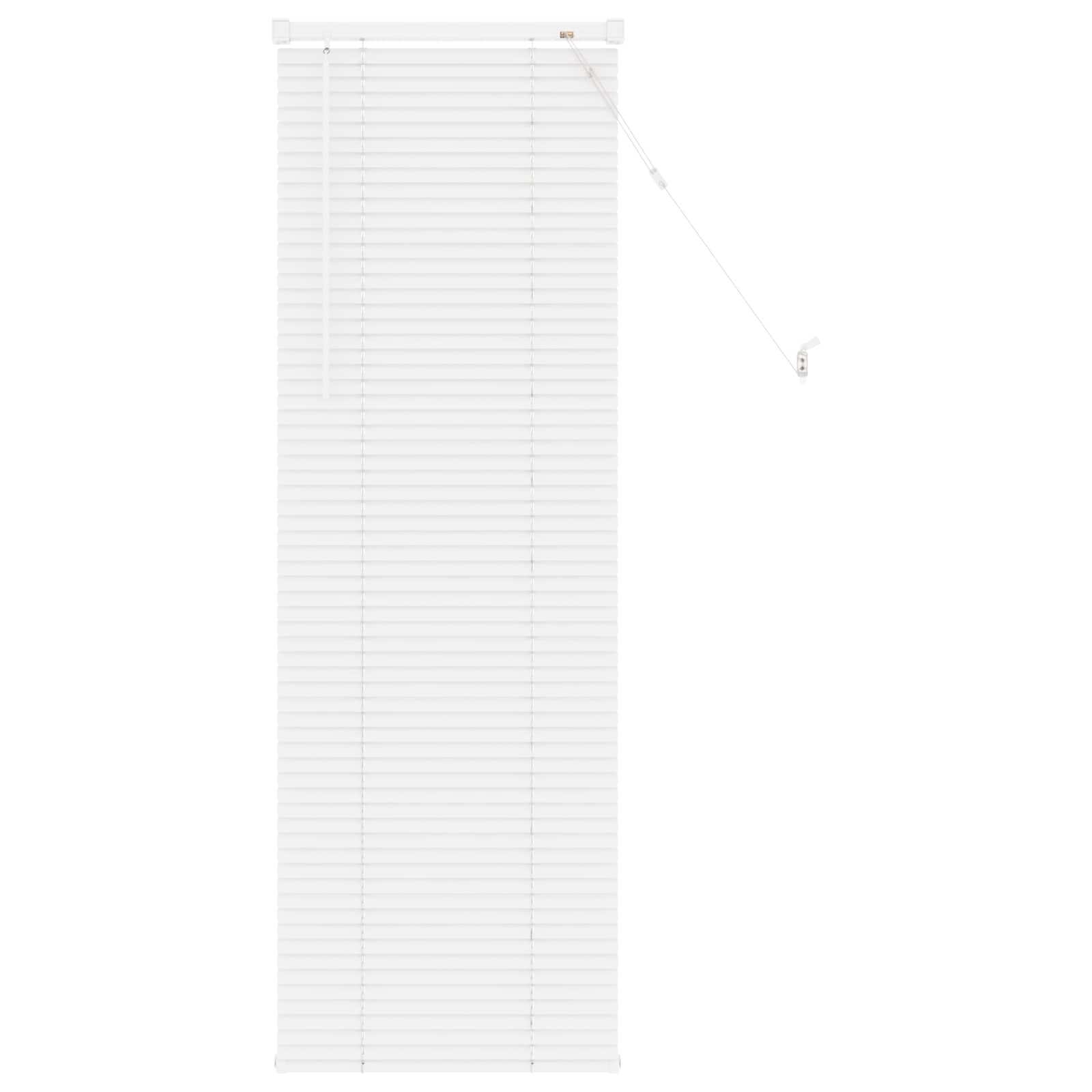 Jalousie Silber Grau 150 x 40 cm 25 mm PVC