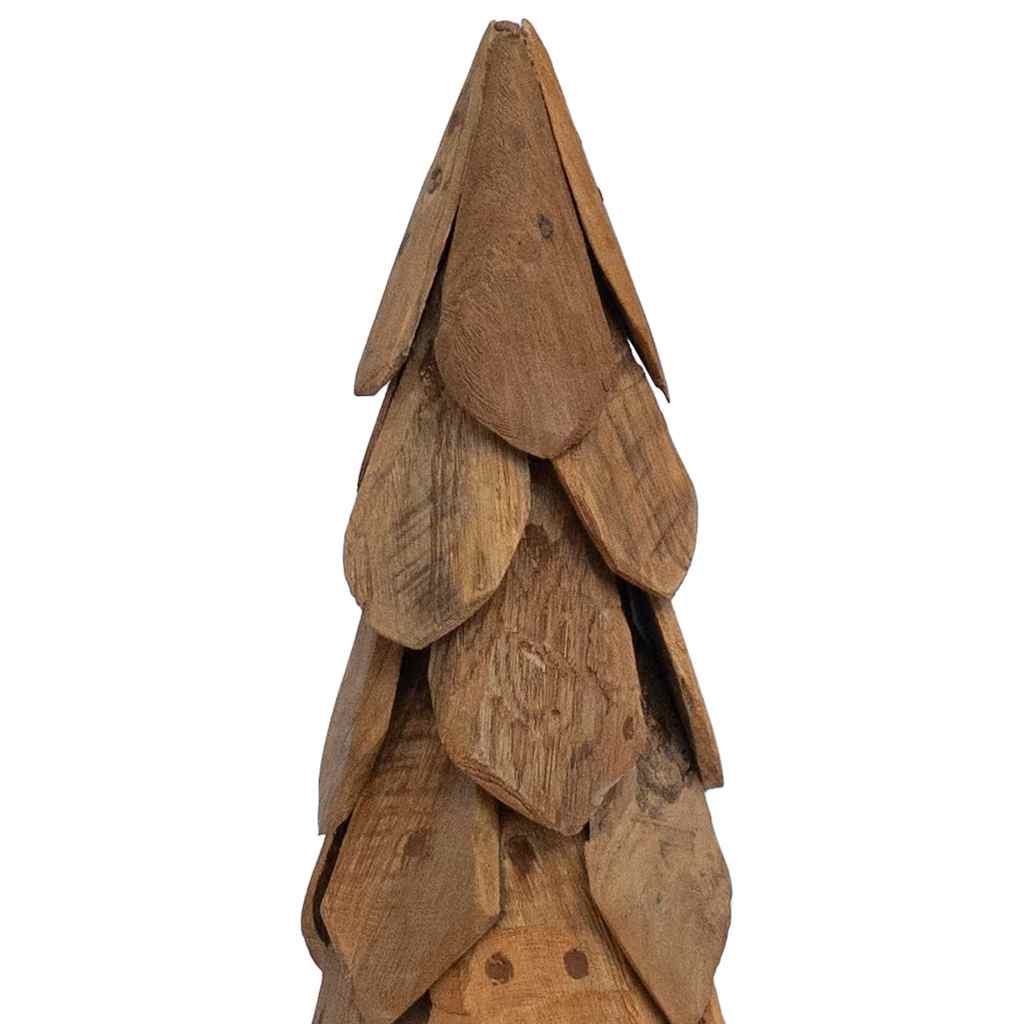 Weihnachtsbaum mit Ständer Braun 51 cm Massivholz Teak