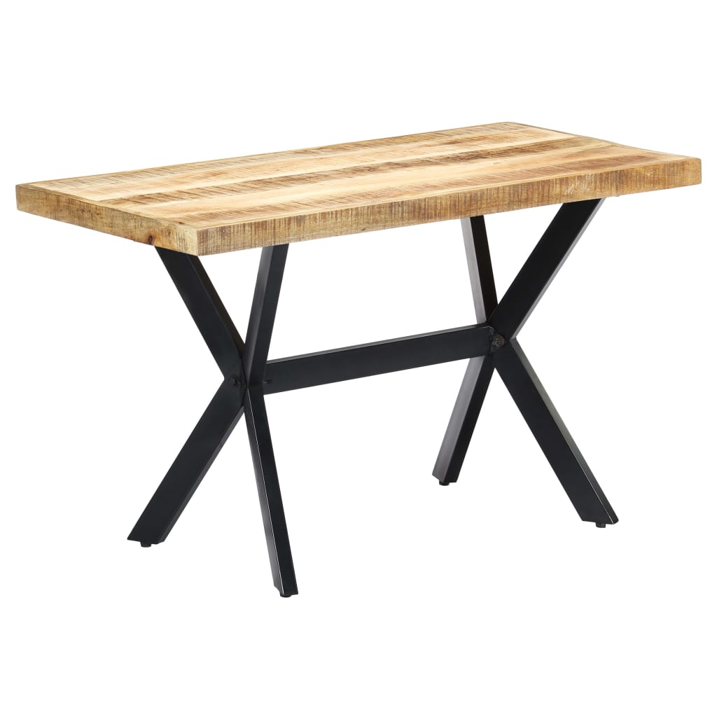 Esstisch Massivholz Mango und Stahlgestell 180 cm