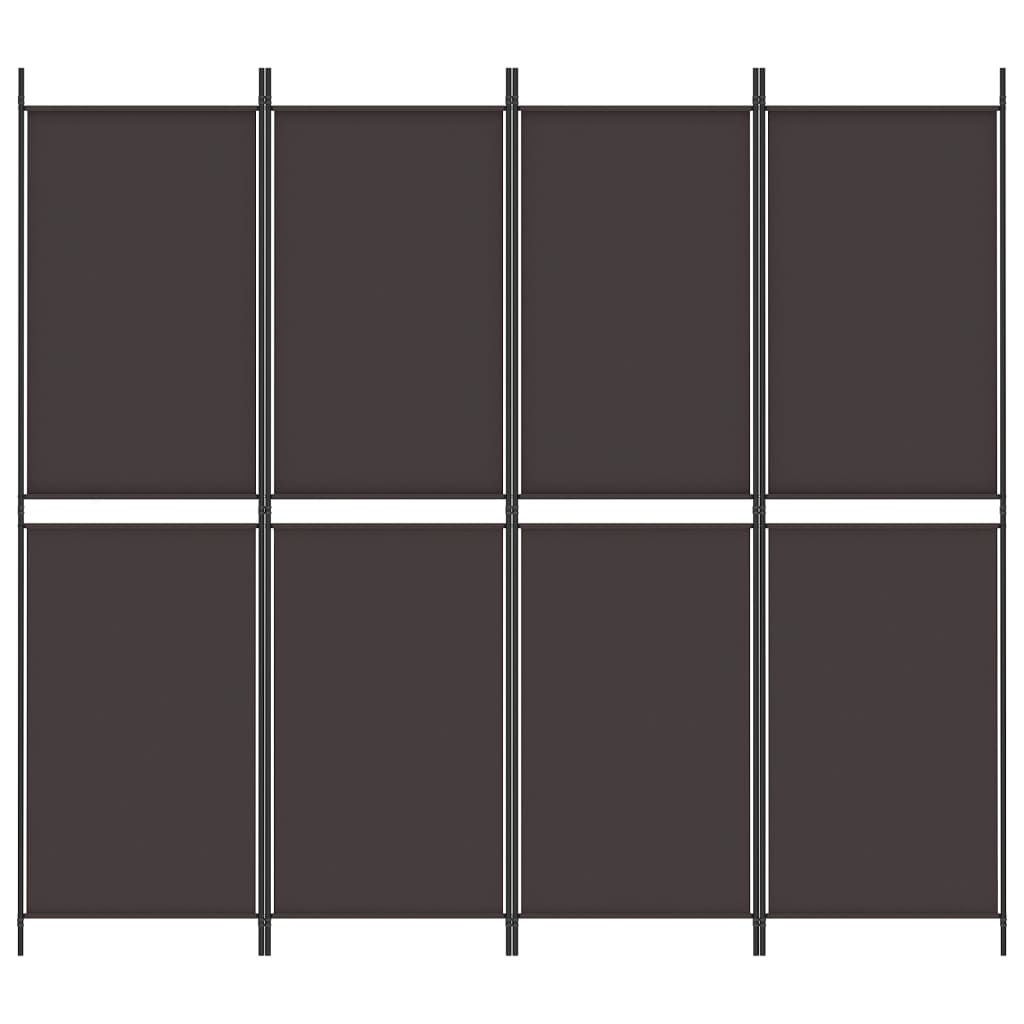 3-teiliger Raumteiler Beige 150 x 180 cm Stoff