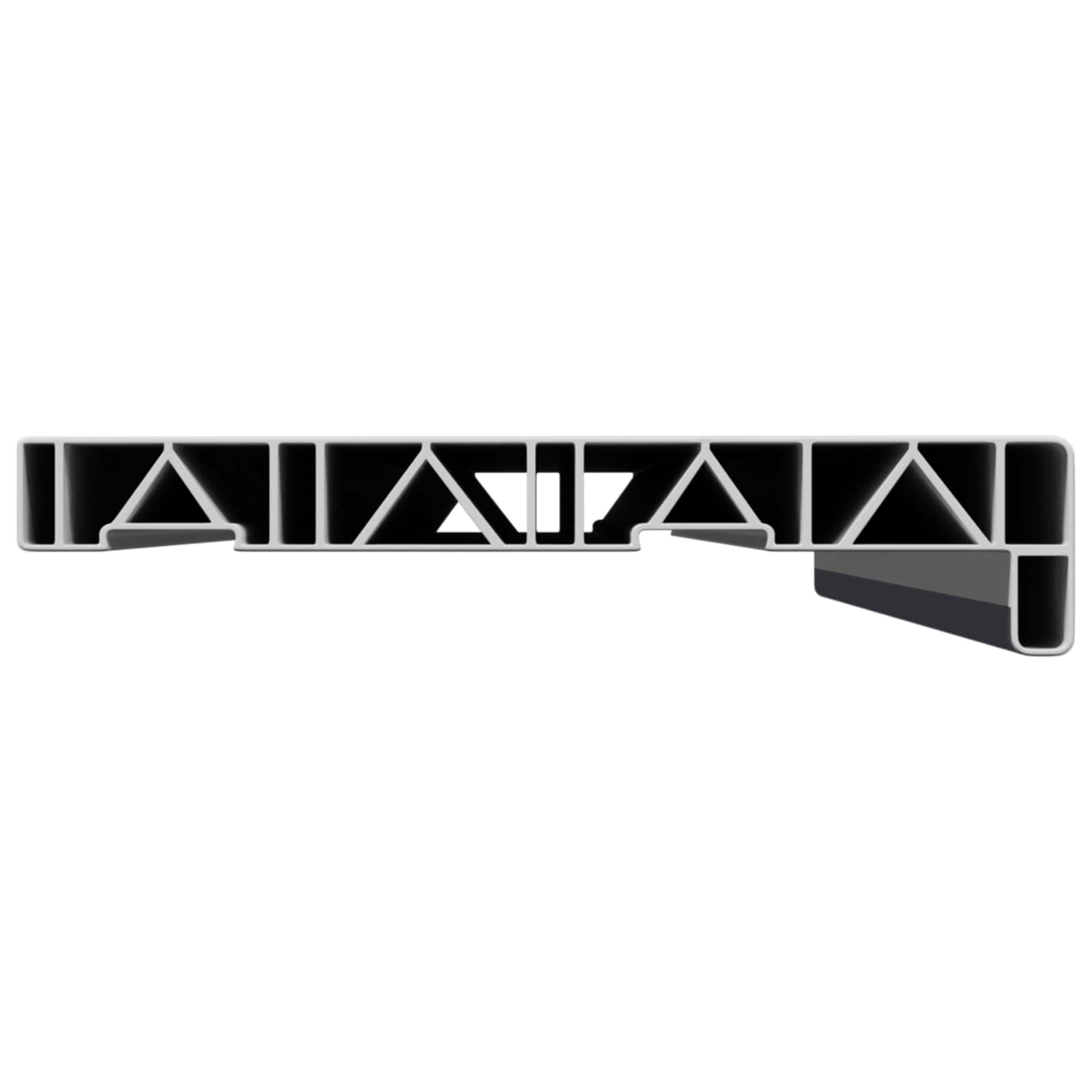 Fensterbank Weiß 60 x 10 x 4,5 cm PVC