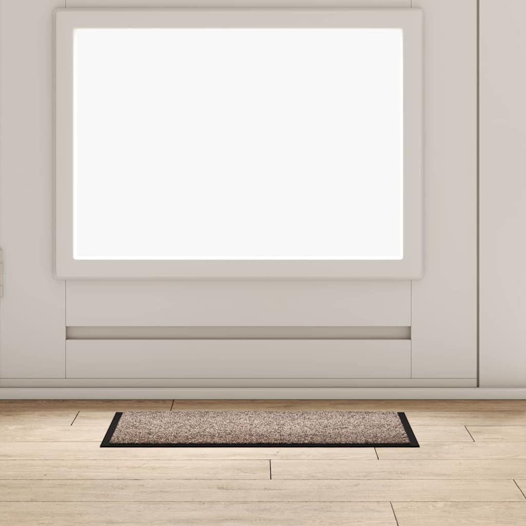 Fußmatte Anthrazit 60 x 40 x 1,2 cm Teddystoff
