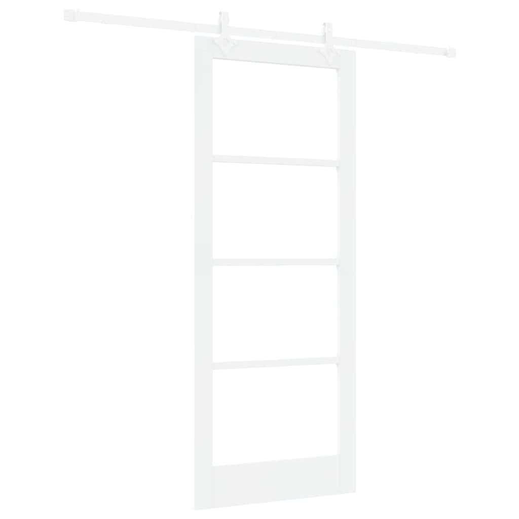 Schiebetür ORKDAL Natürlich und Schwarz 61 x 198,5 cm