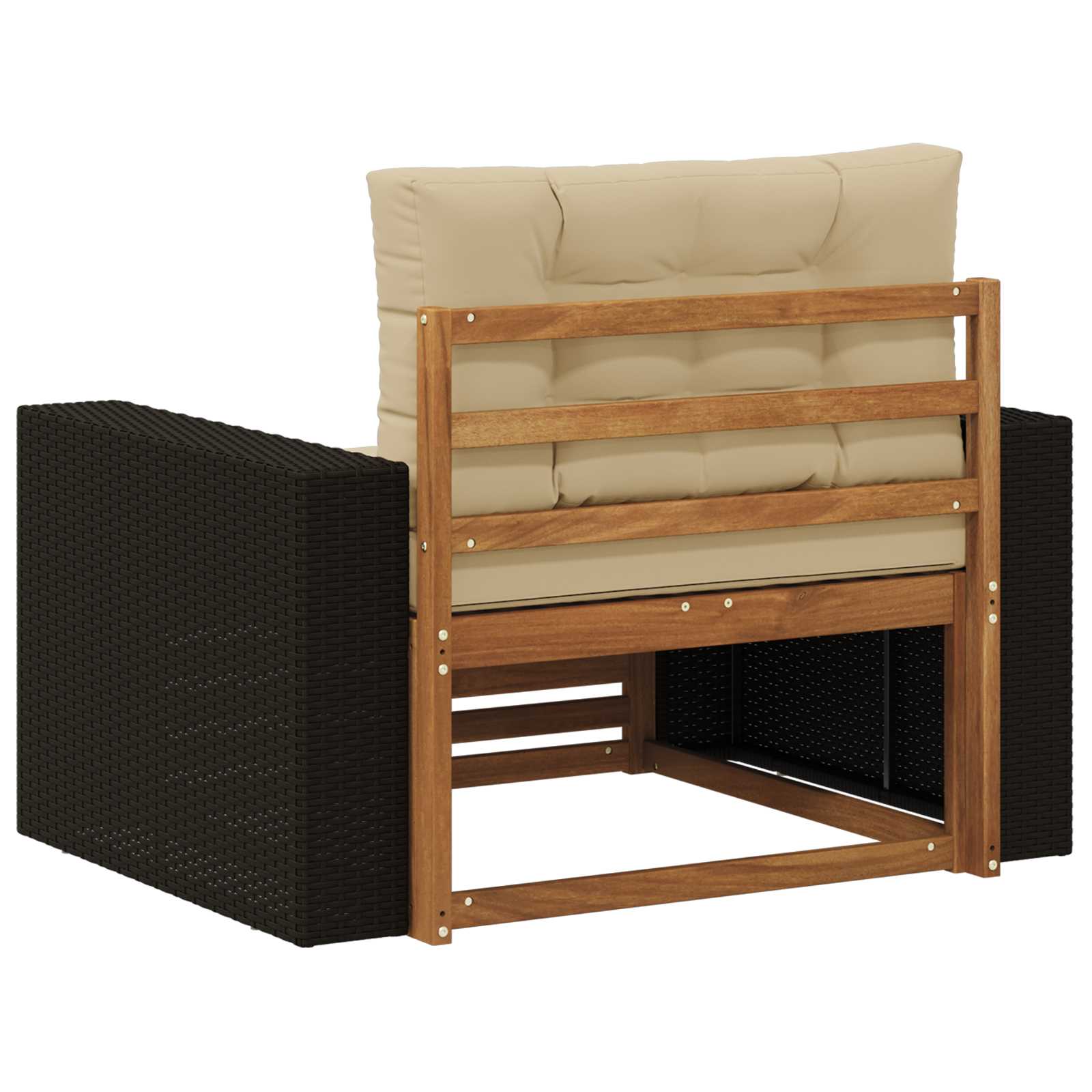 2 Stück Outdoor-Sofa Natur