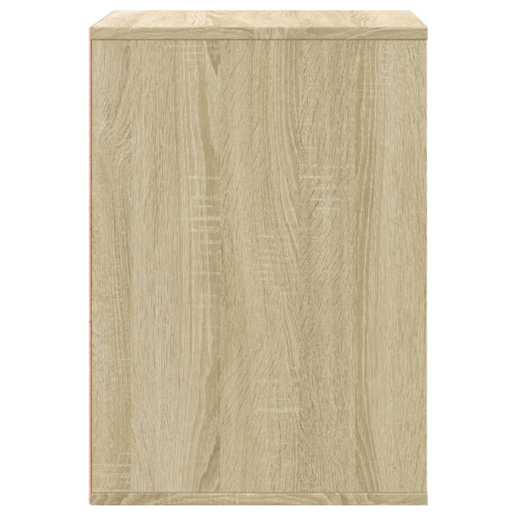 Schubladenschrank Schwarz Eichen-Optik 41 x 40 x 58 cm