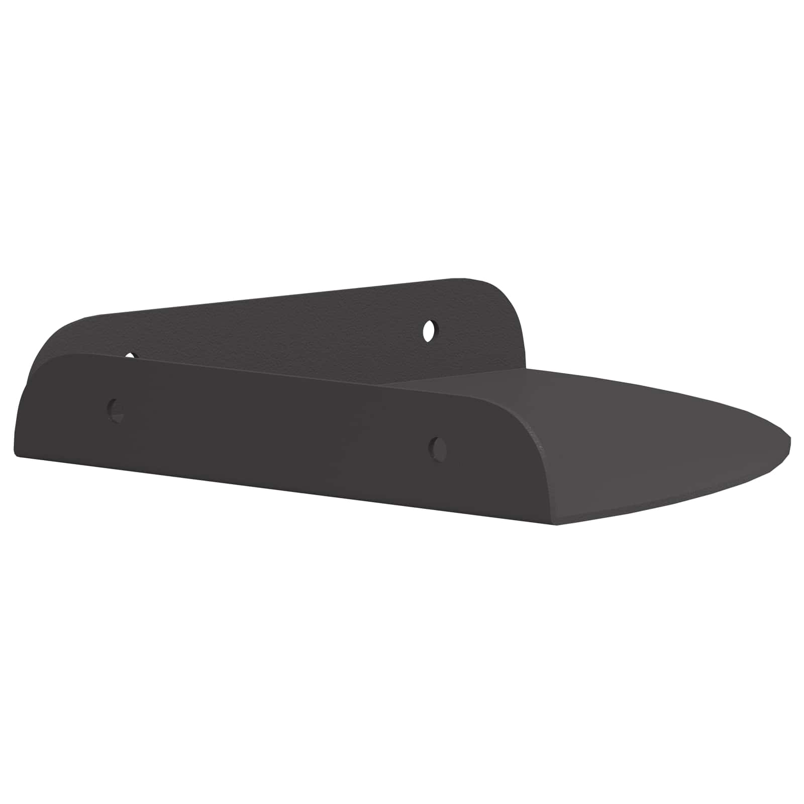 Schwebendes Regal mit Regal 2 pcs Schwarz 15 x 15 x 2 cm