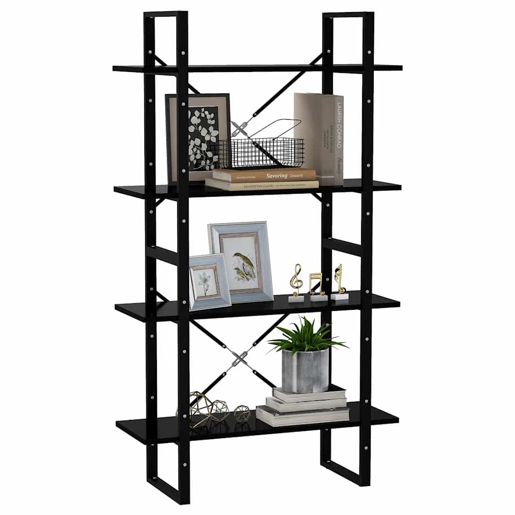 Bücherregal 2 Fächer Weiß 80x30x70 cm Holzwerkstoff