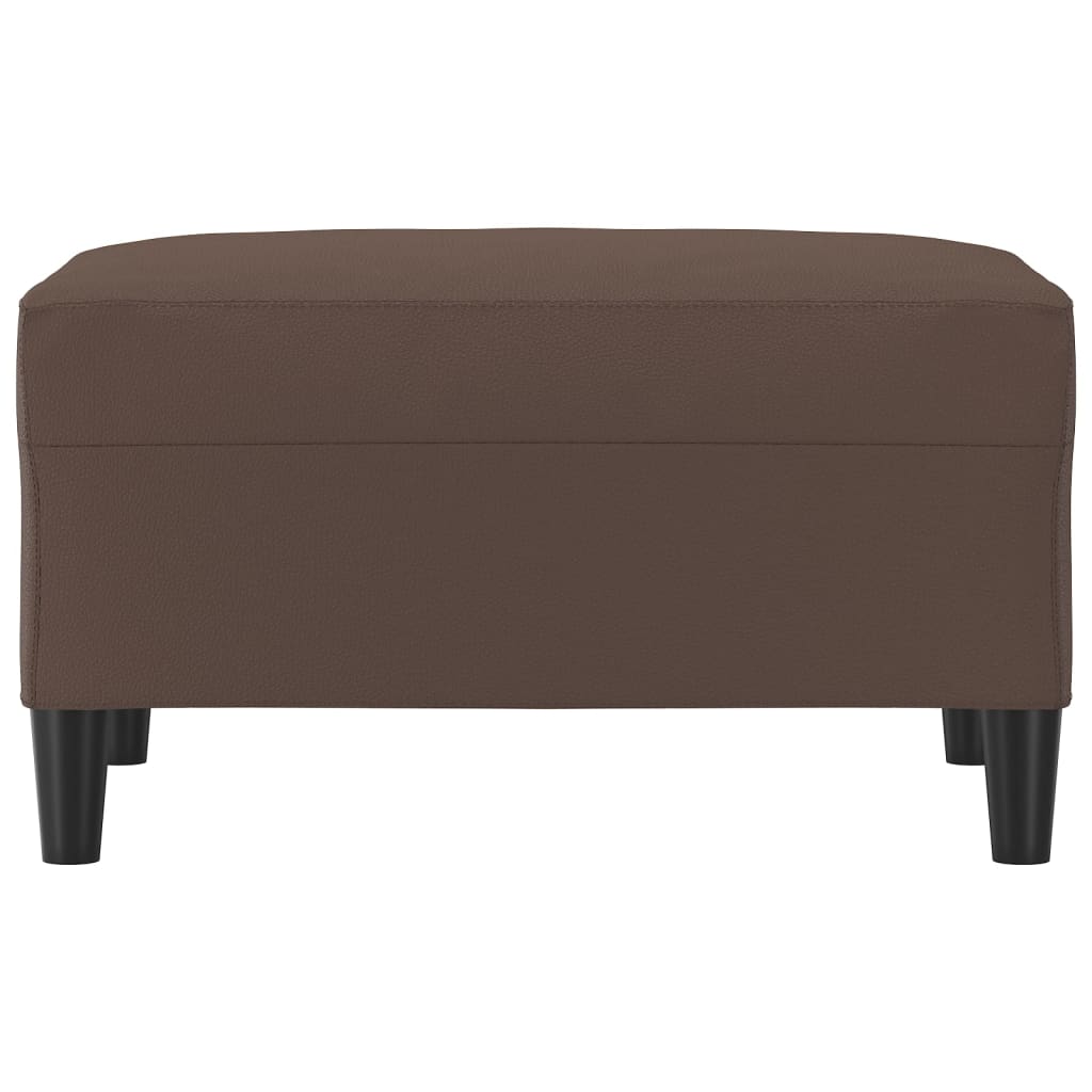 Fußhocker Schwarz 60x50x41 cm Kunstleder